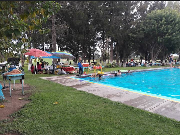 Zona de acampado del Balneario