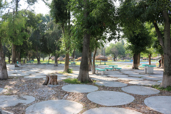 Áreas verdes y jardines del Balneario Gogorrón