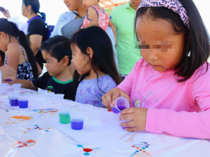 Niñas y niños de Villa de Reyes aprenden de la ciencia de manera divertida.
